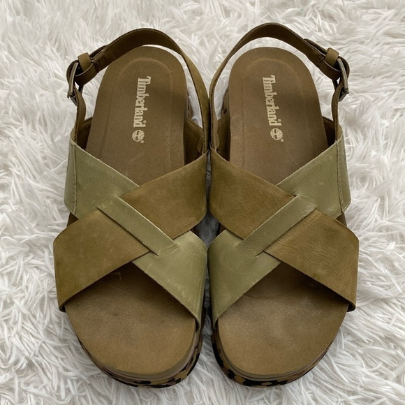 Timberland Shoes - NWT Timberland olive green nubuck sandals